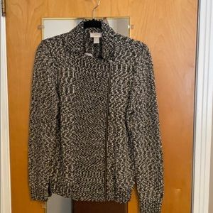 Loft Side Zip Sweater (L) Brand New